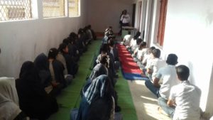 js yog shaleya spardha Kamgar Nagar Urdu Madhyamik Shala