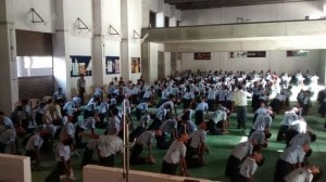 JS Yog Training in Modern School (Koradi) for International Yoga Day 2015 - June 21st