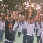 js yog shaleya spardha Vivekanand Hindi Madhyamik shala