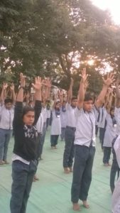 js yog shaleya spardha Vivekanand Hindi Madhyamik shala