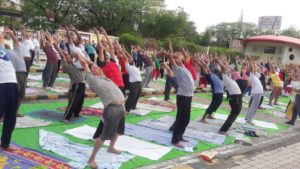 21st June International Yoga Day 2018 Workshop Traffic Park Nagpur