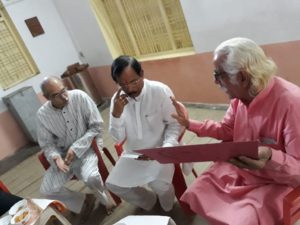 Hon. MoS Shripad Yesso Naik visits JS Yog