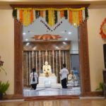 Vastu Shanti via collective yogasanas at the newly built Paduka bhawan 10
